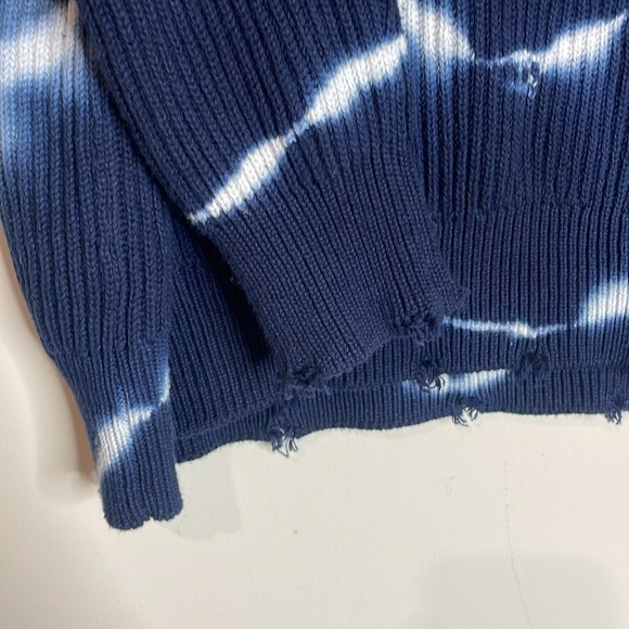 SOLD Pistola | Women’s Eva Tie Dye Distressed Sweater Size XS Cotton NWT - Picture 4 of 7